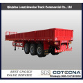 3-Tri-Axle 20-40FT 40-60ton Cargo Flatbed Container Semi-Trailer